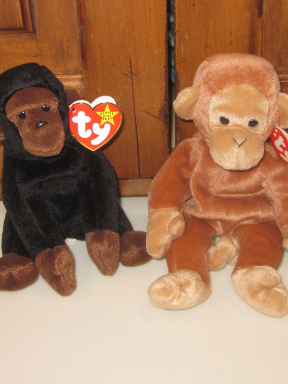 Vintage Beanie Babies Monkey Congo Bongo Bundle - Picture 3 of 5